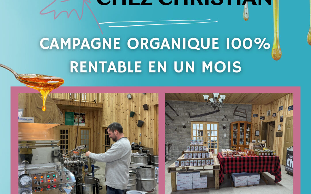 CABANE À SUCRE CHEZ CHRISTIAN — 142 600 vues. Zéro budget pub. Une cabane pleine.
